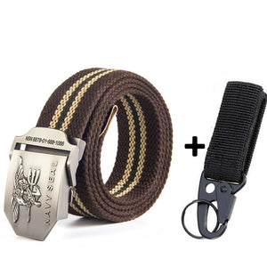 Military Outdoor Training Tactical Belt for Men