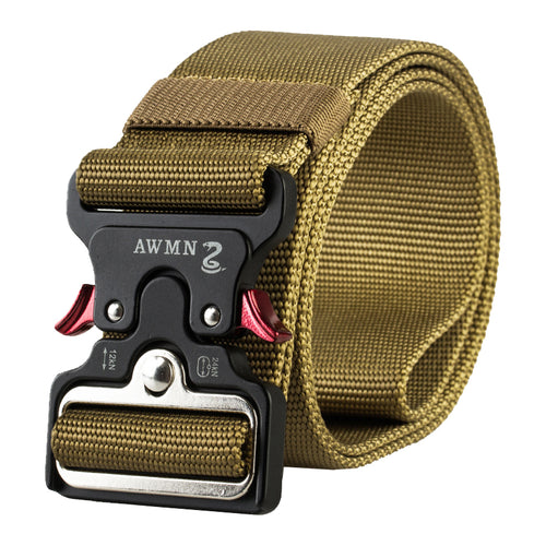 Military Outdoor Training Tactical Belt for Men