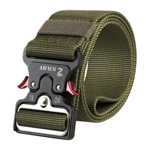 Military Outdoor Training Tactical Belt for Men