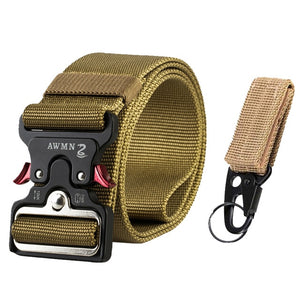 Military Outdoor Training Tactical Belt for Men