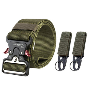 Military Outdoor Training Tactical Belt for Men