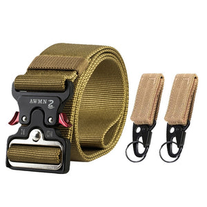 Military Outdoor Training Tactical Belt for Men