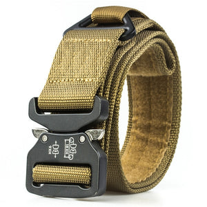 Military Outdoor Training Tactical Belt for Men