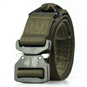 Military Outdoor Training Tactical Belt for Men