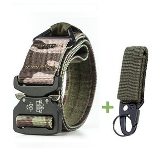 Military Outdoor Training Tactical Belt for Men