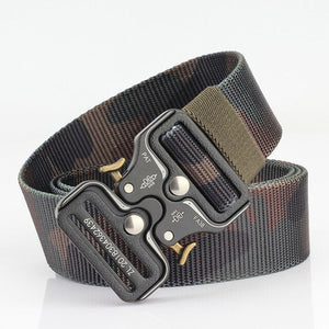 Military Outdoor Training Tactical Belt for Men