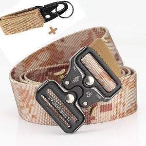 Military Outdoor Training Tactical Belt for Men