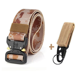 Military Outdoor Training Tactical Belt for Men