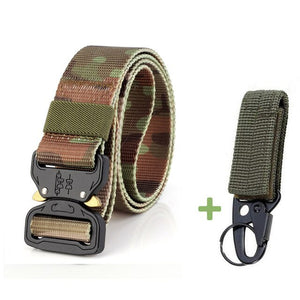Military Outdoor Training Tactical Belt for Men