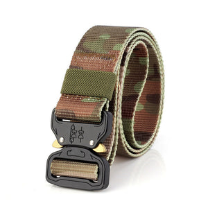 Military Outdoor Training Tactical Belt for Men