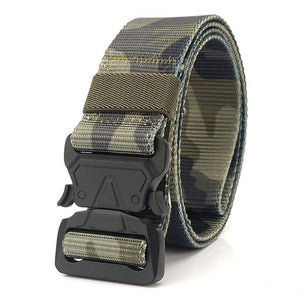 Military Outdoor Training Tactical Belt for Men