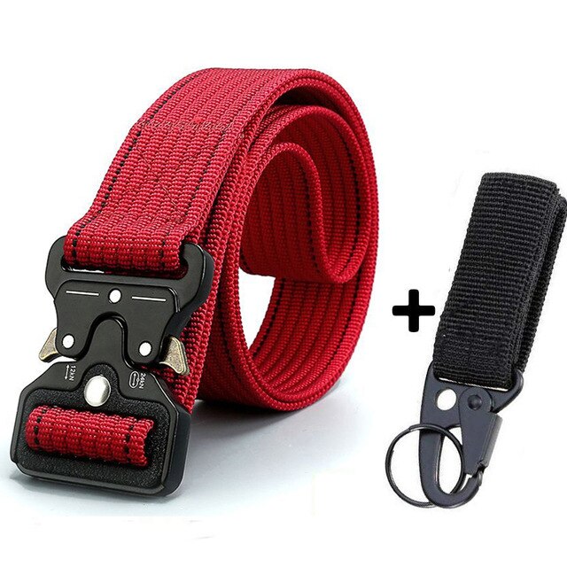 Military Outdoor Training Tactical Belt for Men