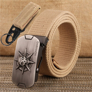 Military Outdoor Training Tactical Belt for Men