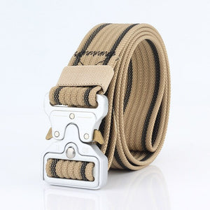 Military Outdoor Training Tactical Belt for Men