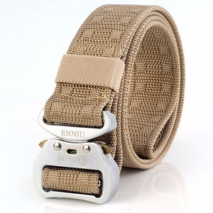 Military Outdoor Training Tactical Belt for Men