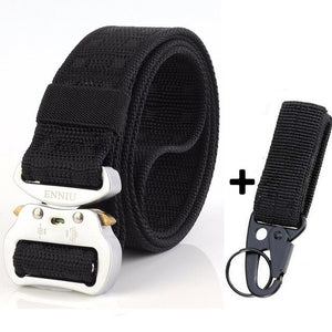 Military Outdoor Training Tactical Belt for Men
