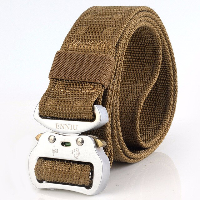 Military Outdoor Training Tactical Belt for Men