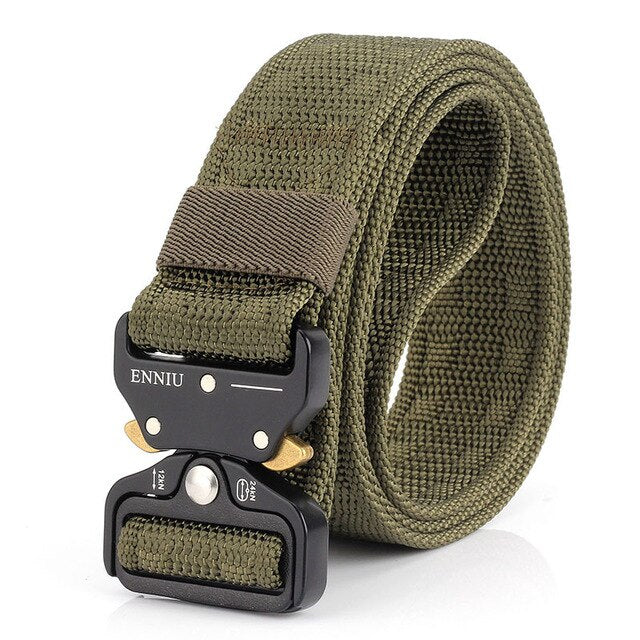 Military Outdoor Training Tactical Belt for Men