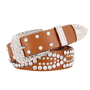 Belt For Women Fashion Rhinestone