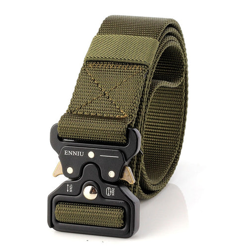 Military Outdoor Training Tactical Belt for Men