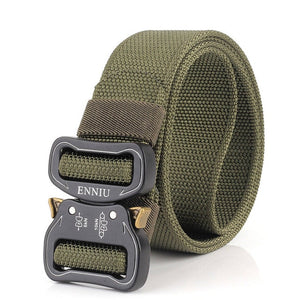 Military Outdoor Training Tactical Belt for Men