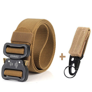 Military Outdoor Training Tactical Belt for Men