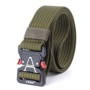 Military Outdoor Training Tactical Belt for Men
