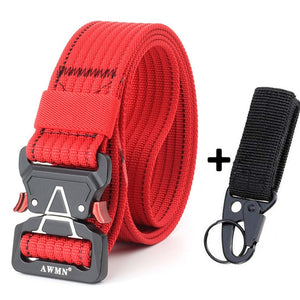 Military Outdoor Training Tactical Belt for Men