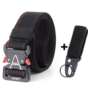 Military Outdoor Training Tactical Belt for Men