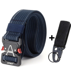 Military Outdoor Training Tactical Belt for Men