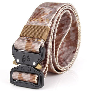 Military Outdoor Training Tactical Belt for Men