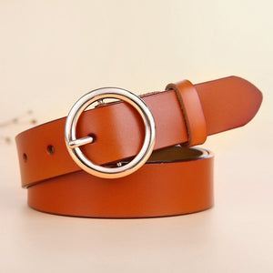 Gold Round Buckle Belts