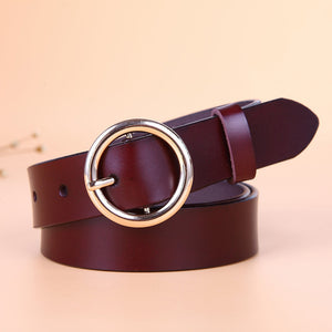 Gold Round Buckle Belts