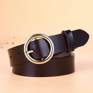 Gold Round Buckle Belts