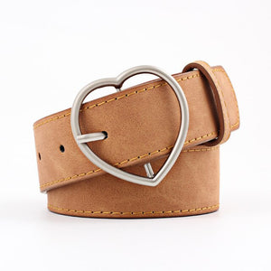 Frosted Leather Belt Brand Belts