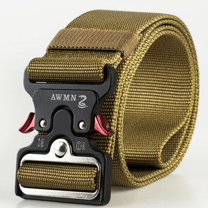 Military Outdoor Training Tactical Belt for Men