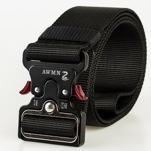 Military Outdoor Training Tactical Belt for Men