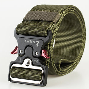 Military Outdoor Training Tactical Belt for Men